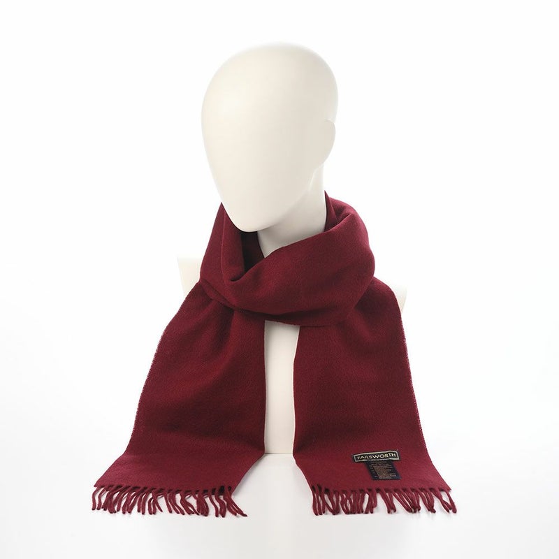 フェイルスワースのスカーフ・マフラー Hearth Scarf（ハース スカーフ） ワインレッド