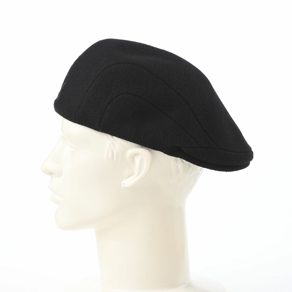 カンゴール ハンチング WOOL 507（ウール） ブラック | 帽子通販 時谷