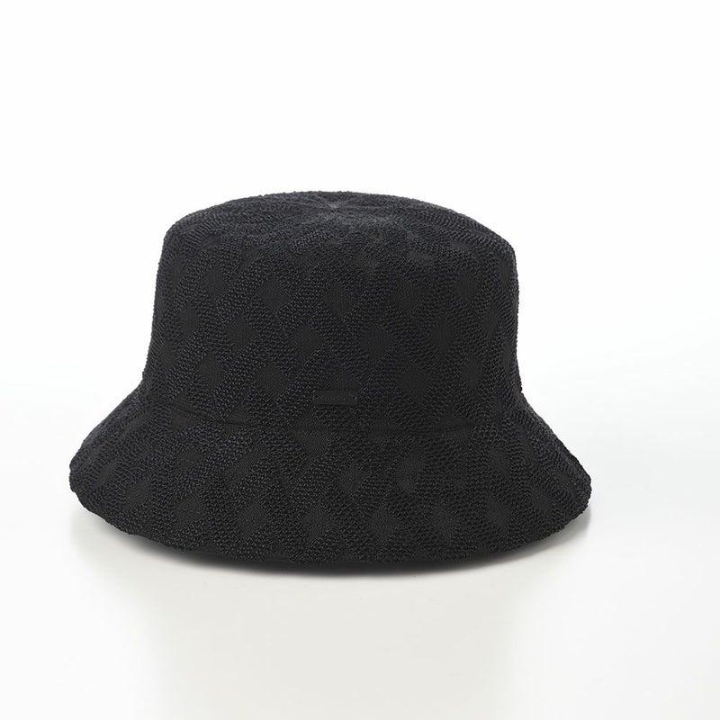カンゴールのバケットハット CROSS WEAVE BUCKET（クロスウィーブ バケット） ブラック