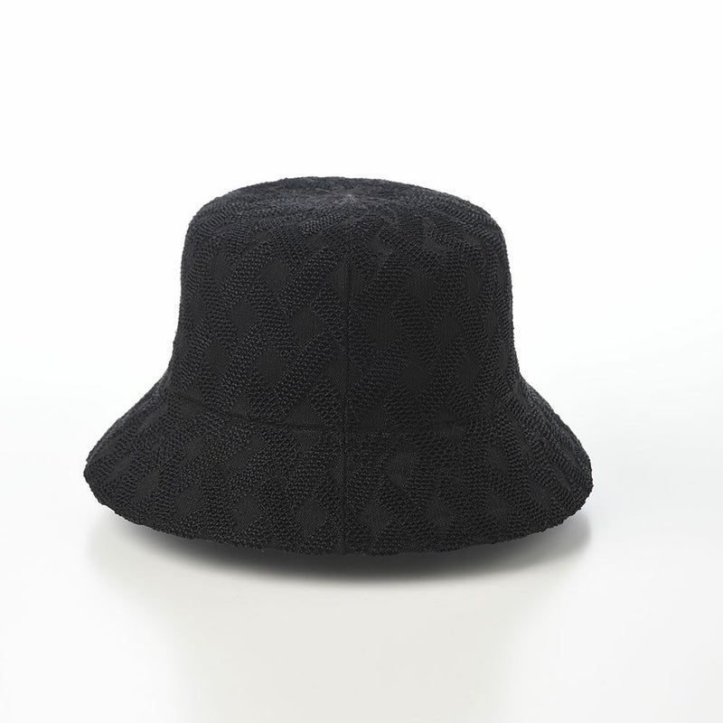カンゴールのバケットハット CROSS WEAVE BUCKET（クロスウィーブ バケット） ブラック