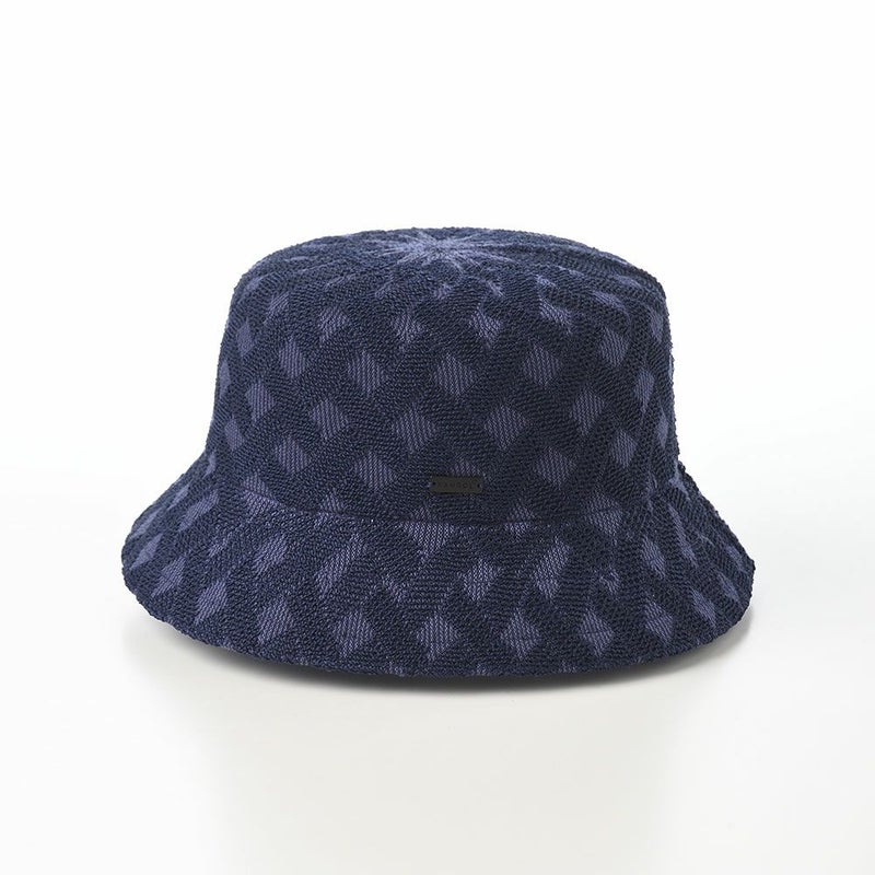 カンゴールのバケットハット CROSS WEAVE BUCKET（クロスウィーブ バケット） ヘイジーインディゴ