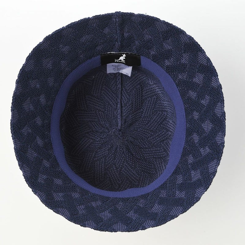カンゴールのバケットハット CROSS WEAVE BUCKET（クロスウィーブ バケット） ヘイジーインディゴ