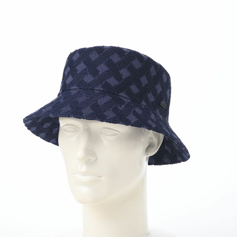 カンゴールのバケットハット CROSS WEAVE BUCKET（クロスウィーブ バケット） ヘイジーインディゴ