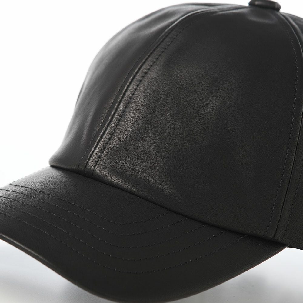 アース キャップ Leather Cap（レザーキャップ） ブラック | 帽子通販