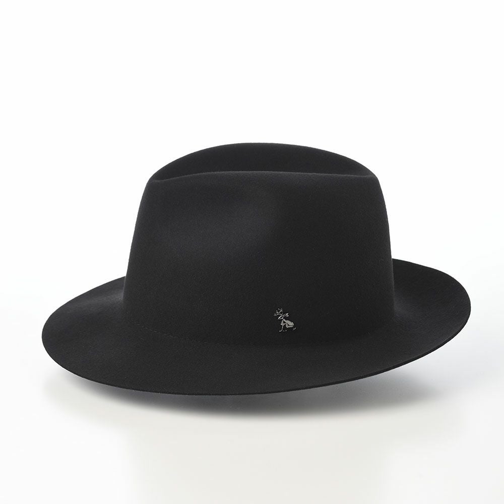 MOTSCH ウール・フェルトハット 59cm 黒 アース フェルトハット Crashable Fedora II（クラッシャブルフェドラ