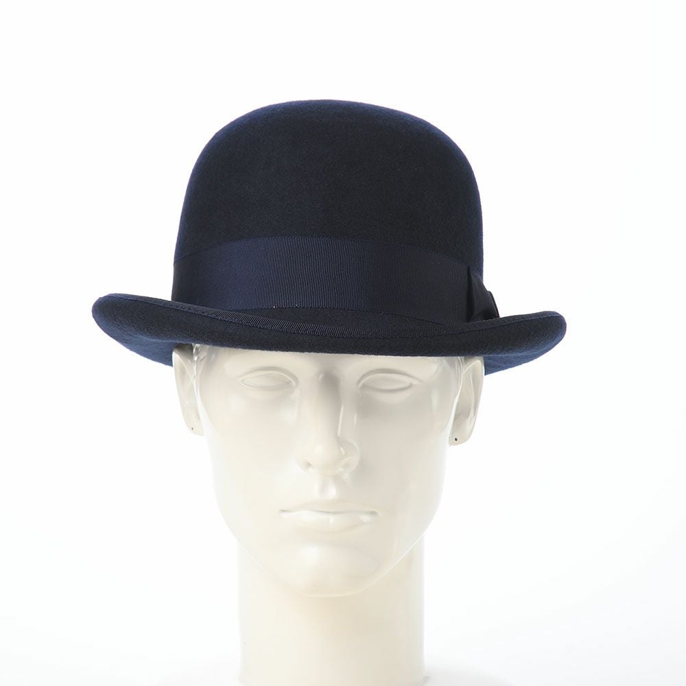 オーバーライド 美品フェルトリボンハット 秋冬春物 オーバーライド フェルトハット OR FELT BOWLER（フェルトボーラー