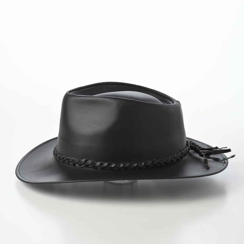 ビガリのウエスタンハット MELBOURNE LEATHER（メルボルン レザー） ブラック