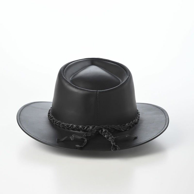 ビガリのウエスタンハット MELBOURNE LEATHER（メルボルン レザー） ブラック