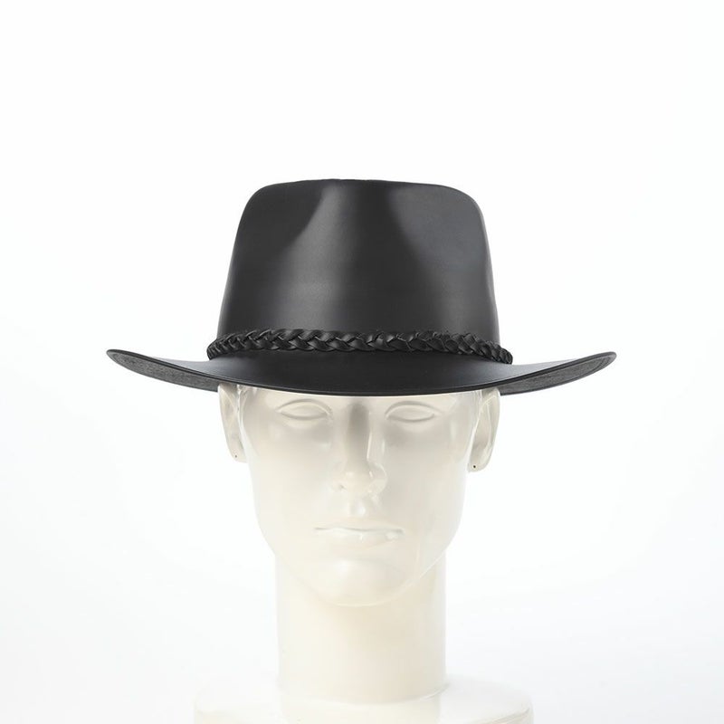 ビガリのウエスタンハット MELBOURNE LEATHER（メルボルン レザー） ブラック