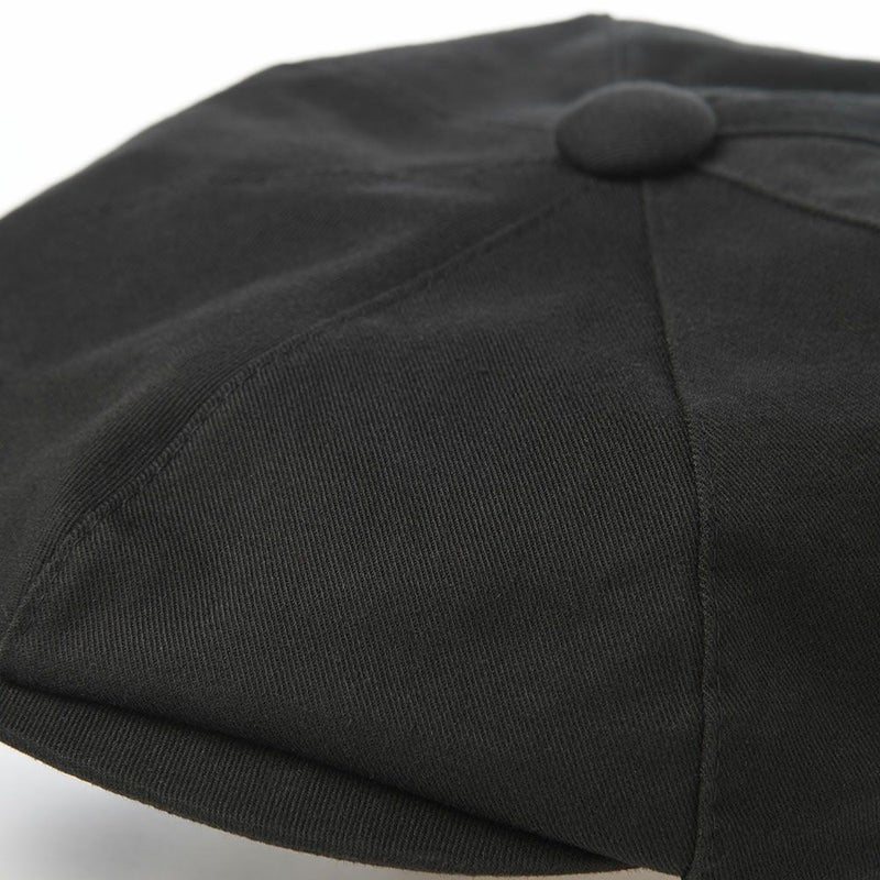 レッターのキャスケット Vintage wash Cas（ヴィンテージ ウォッシュキャス） ブラック