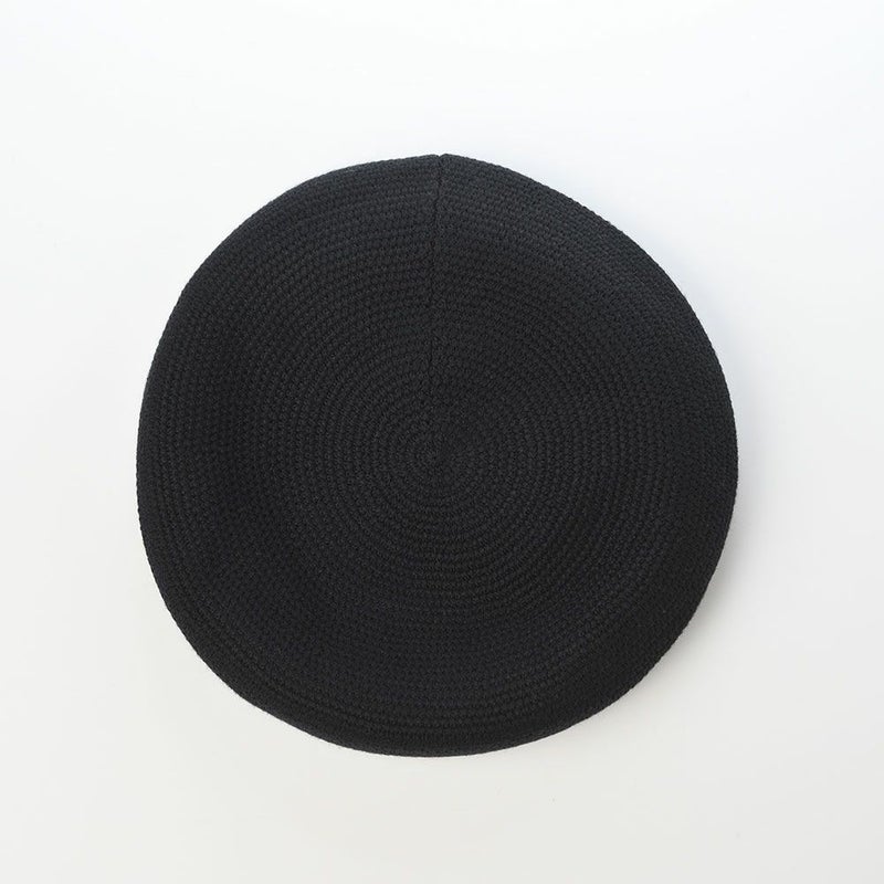 オーバーライドのベレー帽 OR WASHABLE WOOL TAM BERET（ウォッシャブル ウール タムベレー） ブラック