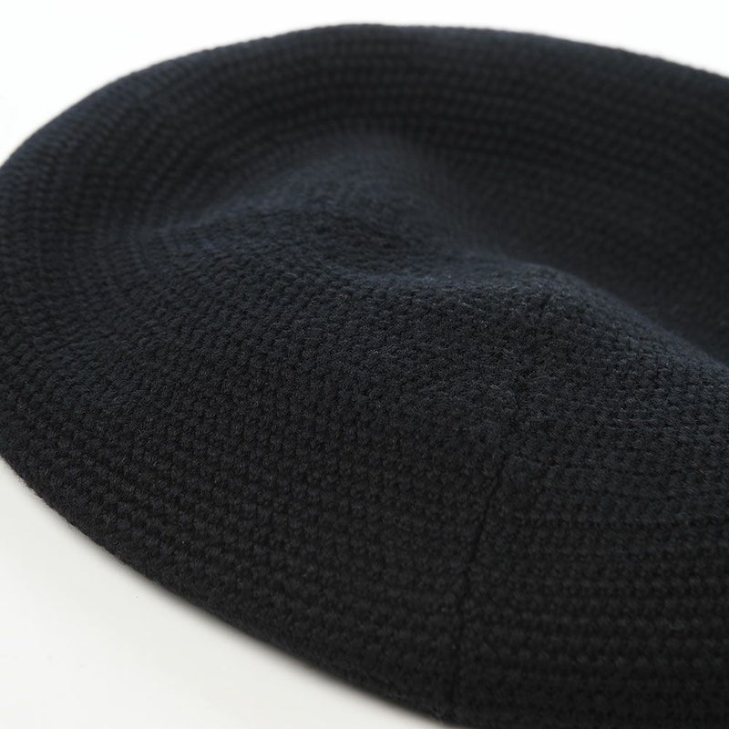 オーバーライドのベレー帽 OR WASHABLE WOOL TAM BERET（ウォッシャブル ウール タムベレー） ブラック