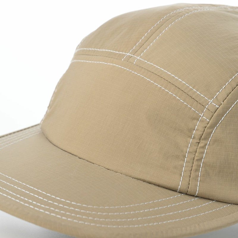 オーバーライドのキャップ OR REN RIPSTOP WIDE JET CAP（リップストップ ワイド ジェットキャップ） ベージュ