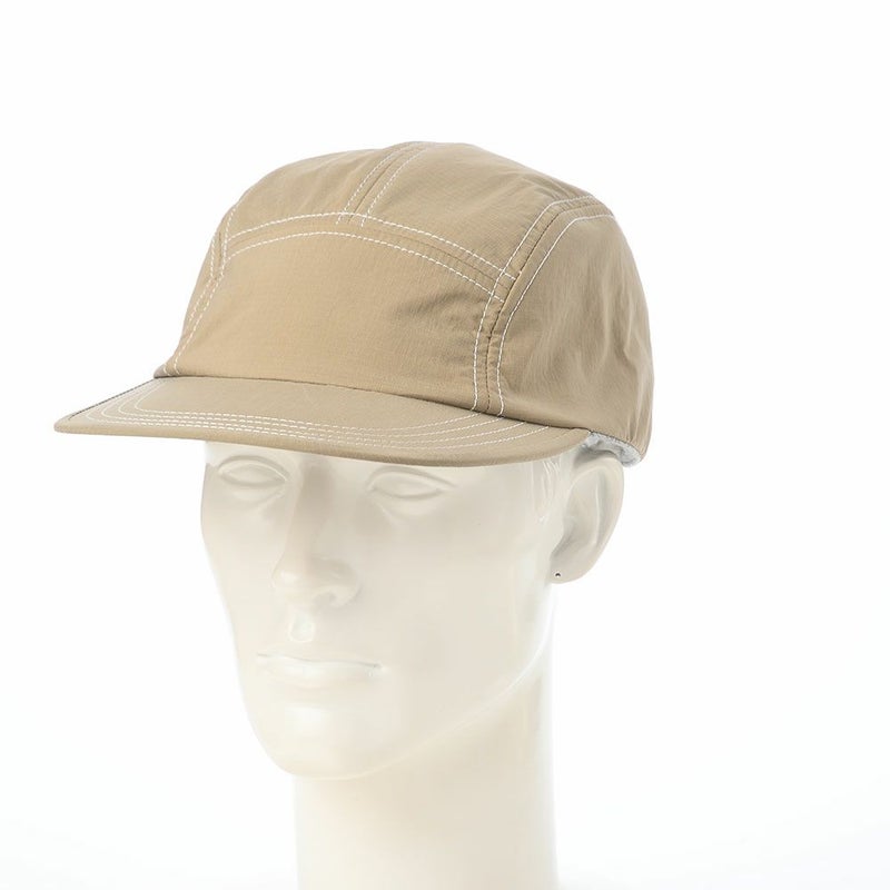 オーバーライドのキャップ OR REN RIPSTOP WIDE JET CAP（リップストップ ワイド ジェットキャップ） ベージュ