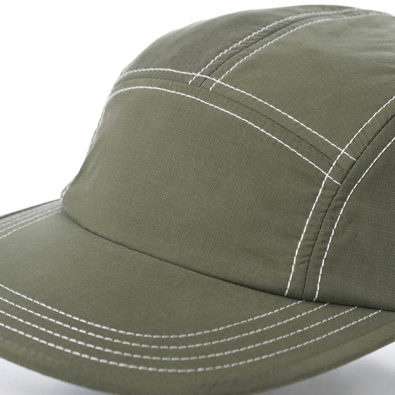 オーバーライドのキャップ OR REN RIPSTOP WIDE JET CAP（リップストップ ワイド ジェットキャップ） オリーブ