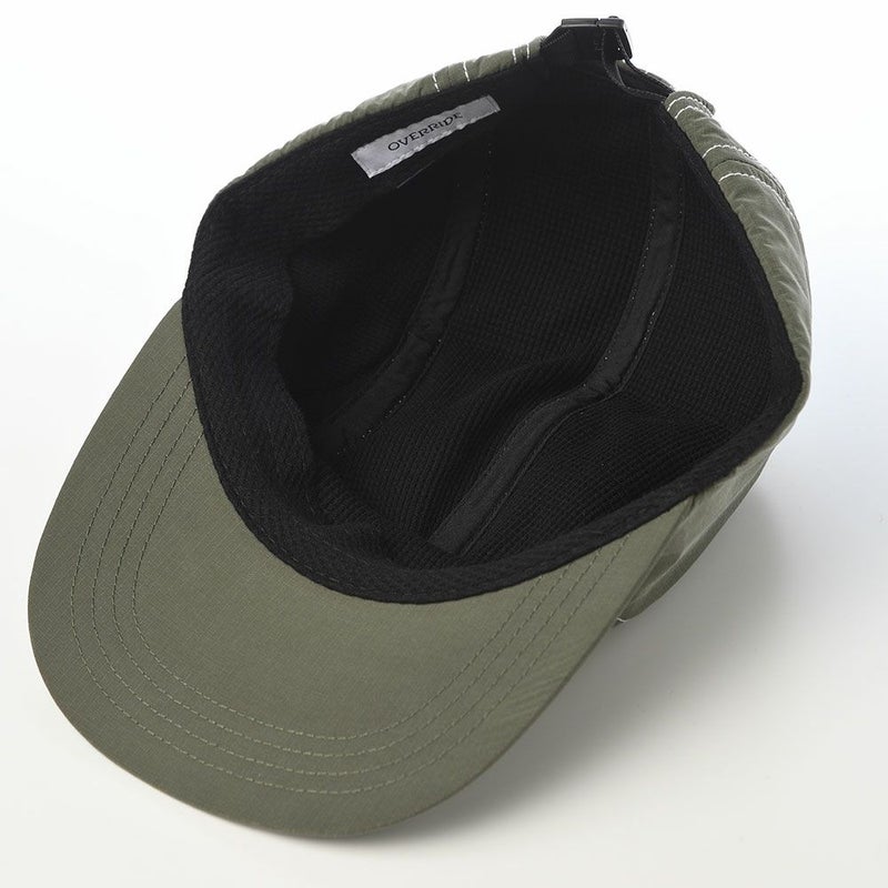 オーバーライドのキャップ OR REN RIPSTOP WIDE JET CAP（リップストップ ワイド ジェットキャップ） オリーブ