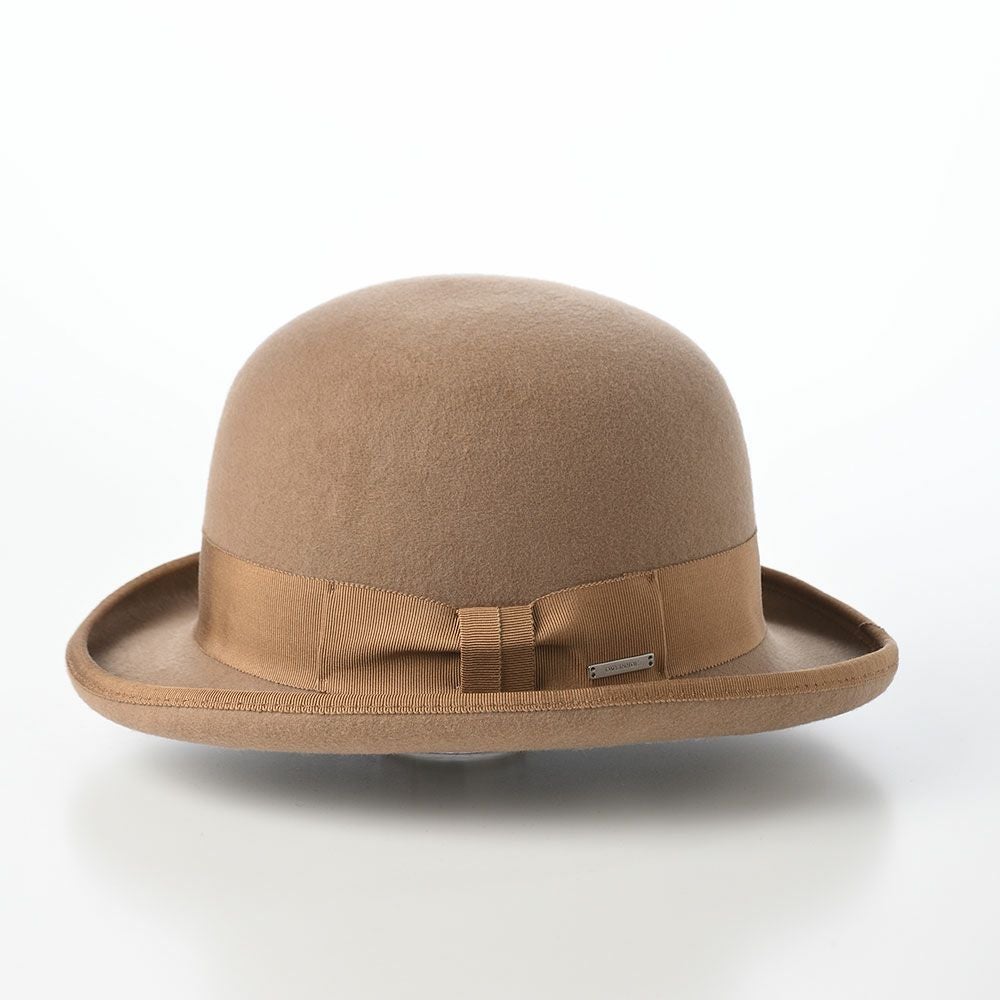 オーバーライド 美品フェルトリボンハット 秋冬春物 オーバーライド フェルトハット OR FELT BOWLER（フェルトボーラー