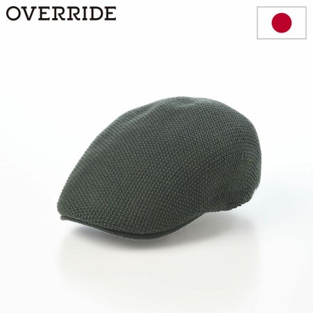 オーバーライドのハンチング OR WASHABLE WOOL KNIT HUNTING（ウォッシャブル ウール ニットハンチング） グリーン