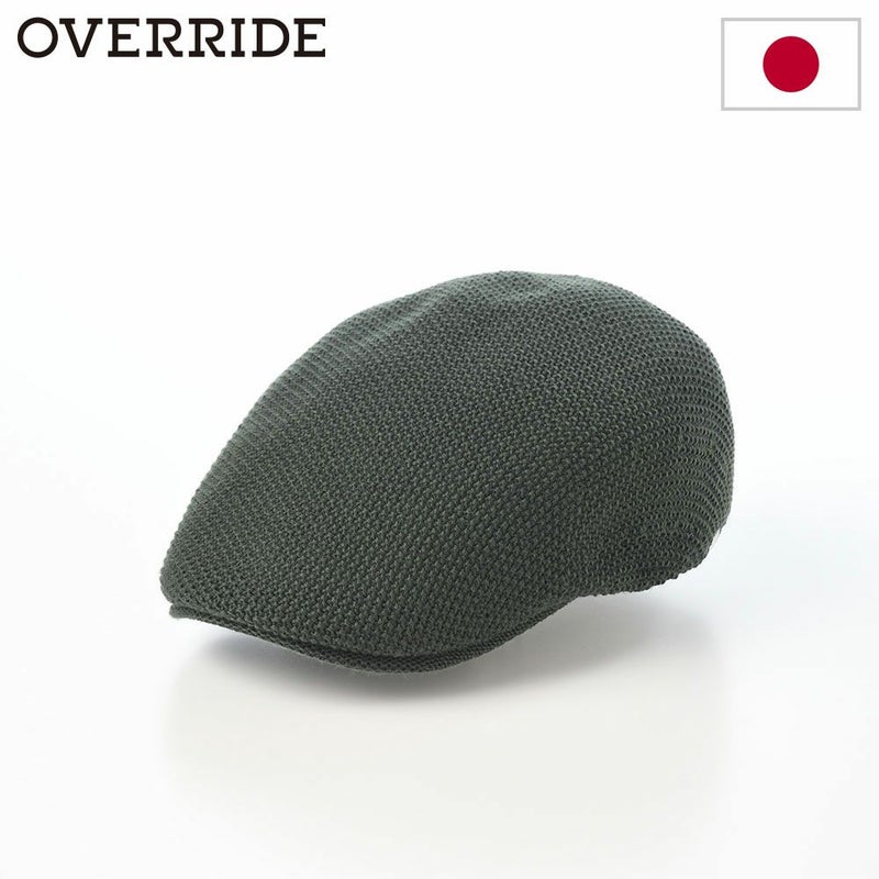 オーバーライドのハンチング OR WASHABLE WOOL KNIT HUNTING（ウォッシャブル ウール ニットハンチング） グリーン