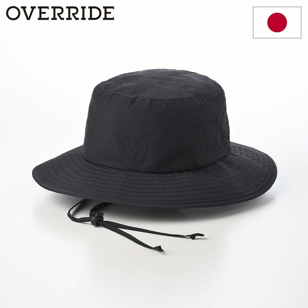 ARCHIVIO ブラック アドベンチャーハット オーバーライド サファリハット OR REC NL ADVENTURE HAT SG