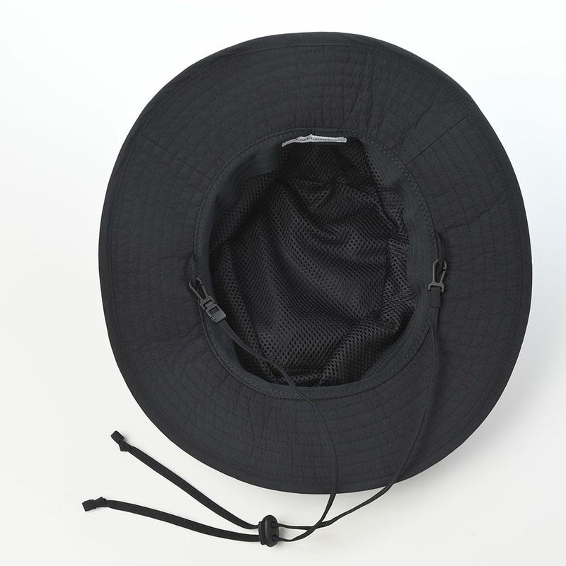 オーバーライドのサファリハット OR REC NL ADVENTURE HAT SG（リサイクルナイロン アドベンチャーハット） ブラック