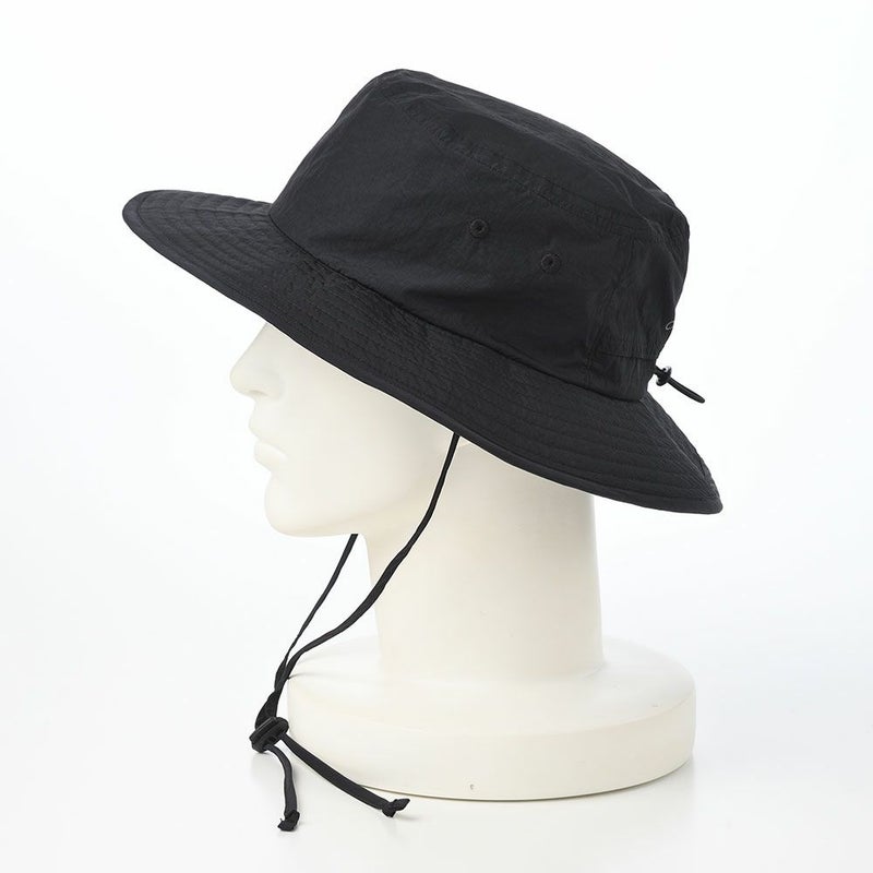 オーバーライドのサファリハット OR REC NL ADVENTURE HAT SG（リサイクルナイロン アドベンチャーハット） ブラック
