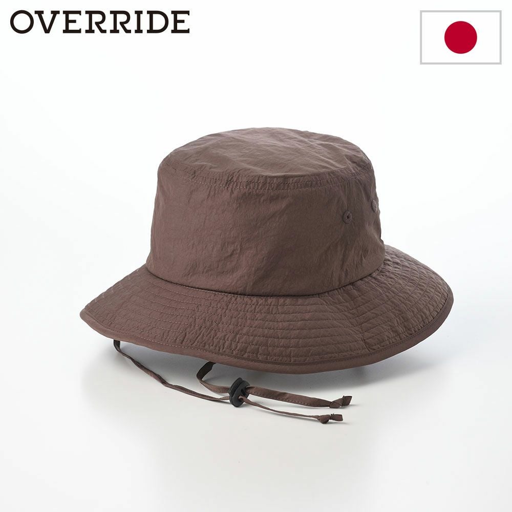 OR REC NL ADVENTURE HAT SG（リサイクルナイロン アドベンチャーハット） ブラウン