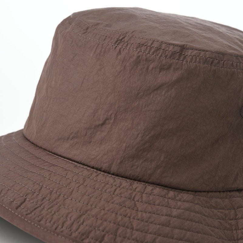 オーバーライドのサファリハット OR REC NL ADVENTURE HAT SG（リサイクルナイロン アドベンチャーハット） ブラウン