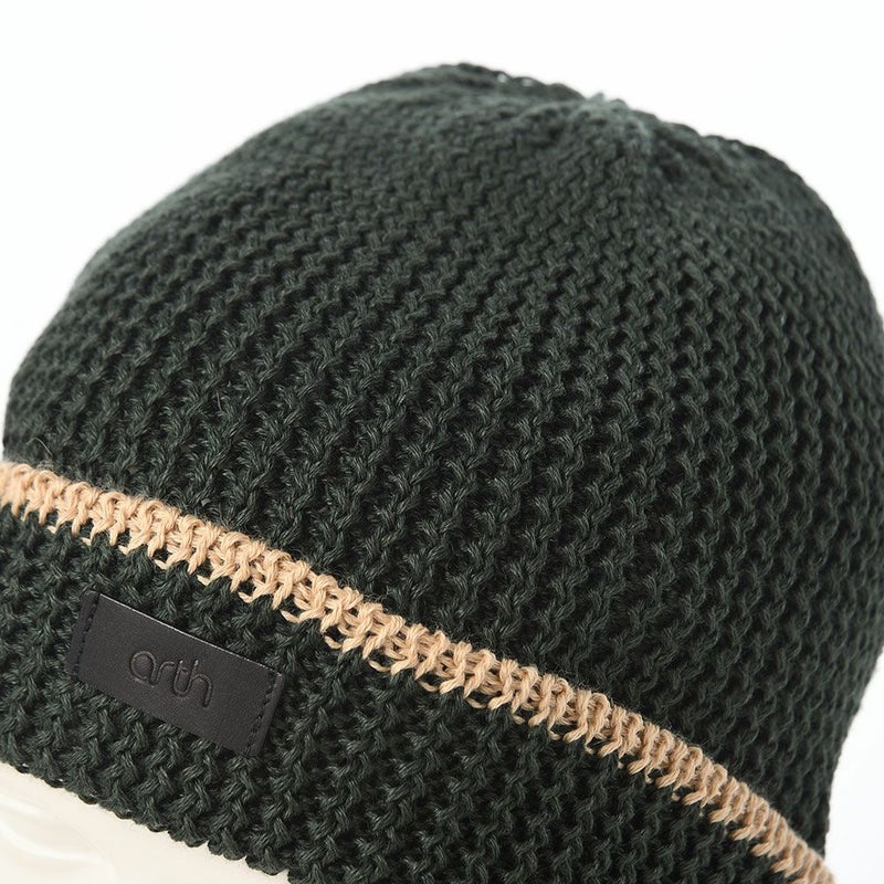 アースのニット帽 Li Loose Fit Knit Watch（ルーズフィット ニットワッチ） グリーン