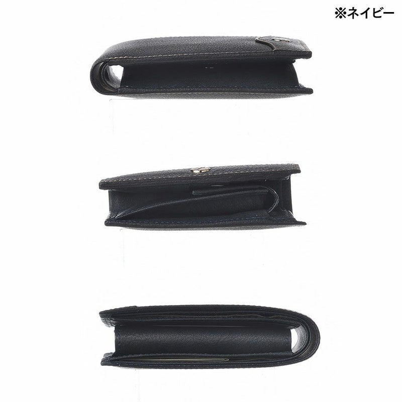ゴールドファイルの二つ折り財布 オックスフォード 二つ折り財布 ネイビー