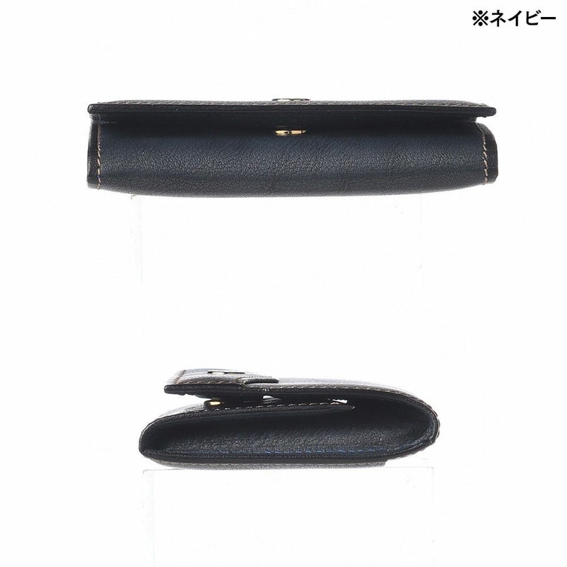 ゴールドファイルの小銭入れ オックスフォード BOX小銭入れ ネイビー