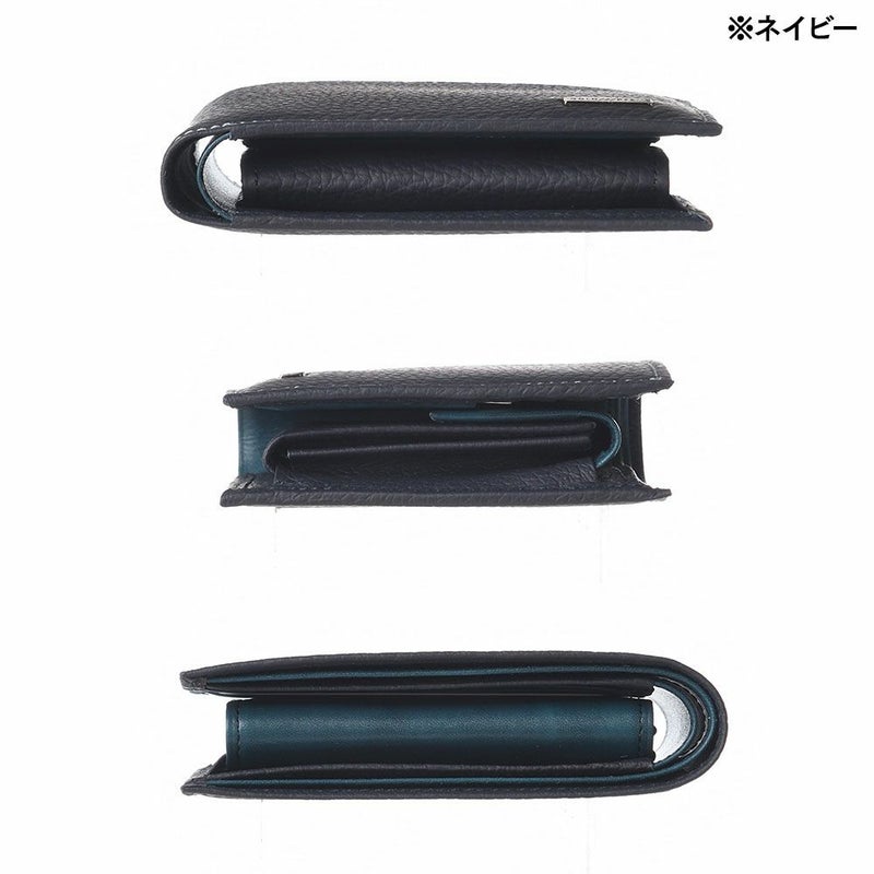ゴールドファイルの二つ折り財布 スペリオール 二つ折り財布 ブラック