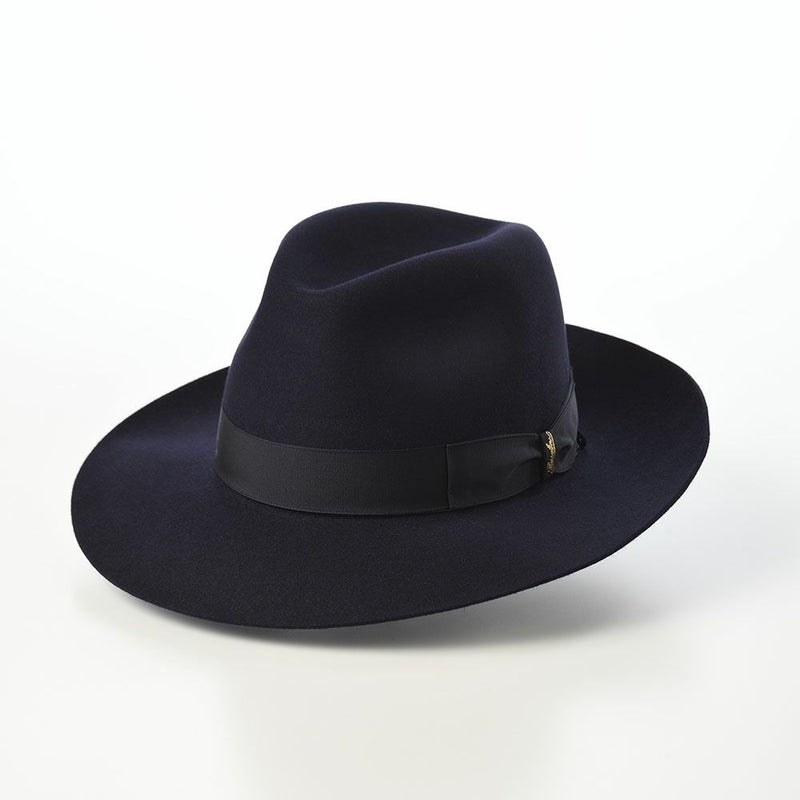 ボルサリーノのフェルトハット Q.S. Folar Rasato（Q.S. フォラール ラザート） 110757 ネイビー2