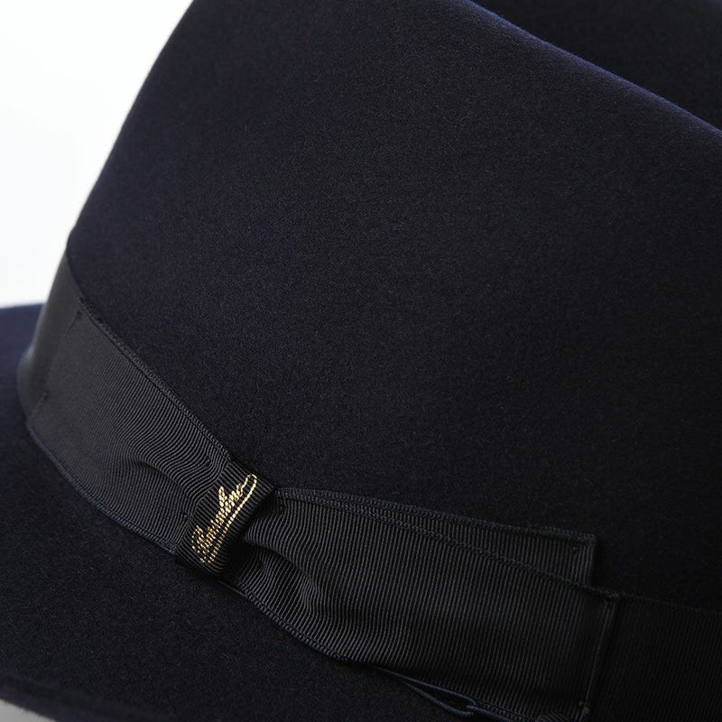 ボルサリーノのフェルトハット Q.S. Folar Rasato（Q.S. フォラール ラザート） 110757 ネイビー2