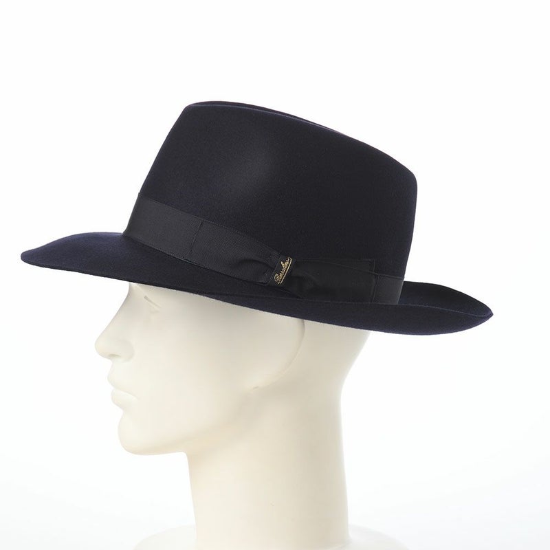 ボルサリーノのフェルトハット Q.S. Folar Rasato（Q.S. フォラール ラザート） 110757 ネイビー2