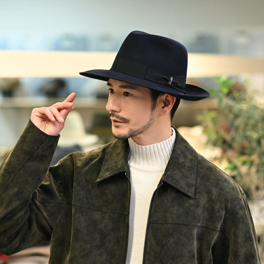 ボルサリーノ フェルトハット Q.S. Folar Rasato（Q.S. フォラール