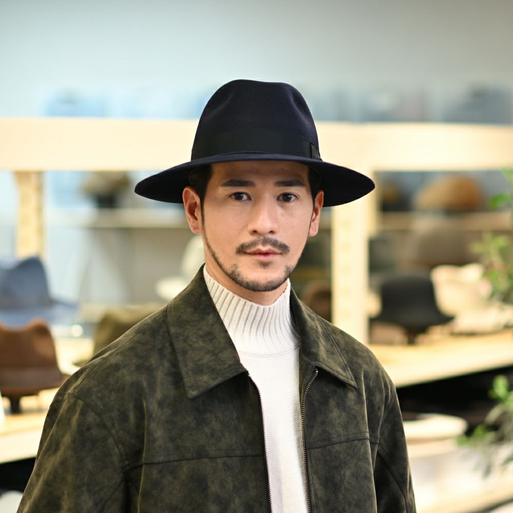 ボルサリーノ フェルトハット Q.S. Folar Rasato（Q.S. フォラール