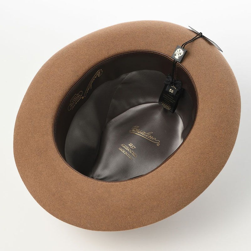 ボルサリーノのフェルトハット Alessandria rasato（アレッサンドリア ラザート） 390054 ベージュ