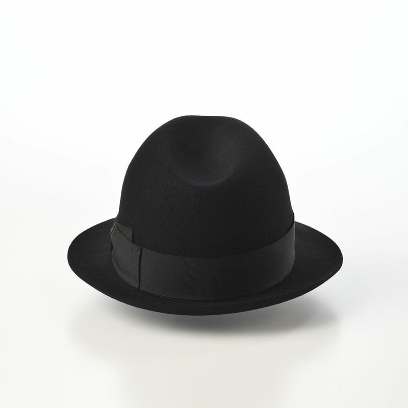 ボルサリーノのフェルトハット Alessandria rasato piccola（アレッサンドリア ラザート ピッコラ） 390131 ブラック