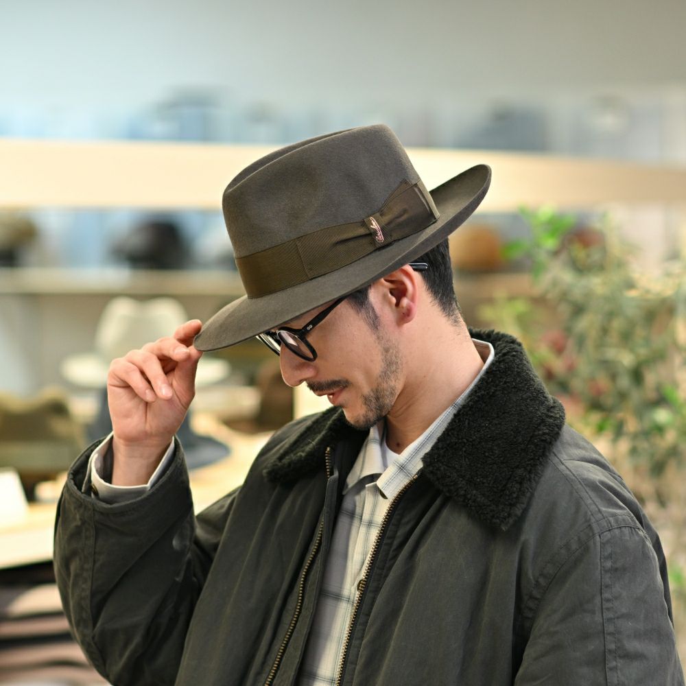 ボルサリーノ フェルトハット Alessandria rasato larga