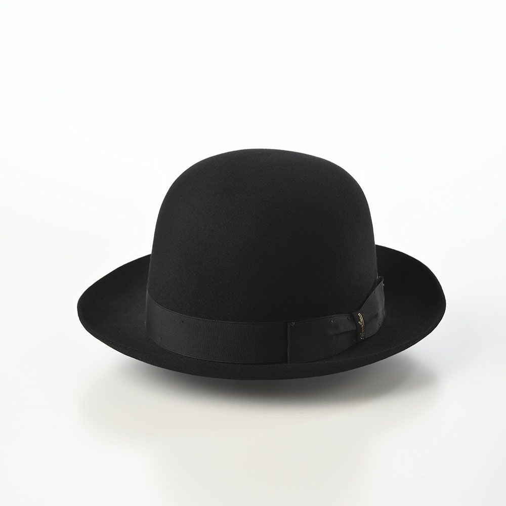 か*様 ボルサリーノ　アレッサンドリア　黒　サイズ60 数回着用 ボルサリーノ フェルトハット Alessandria Claudio Detachable Ribbon