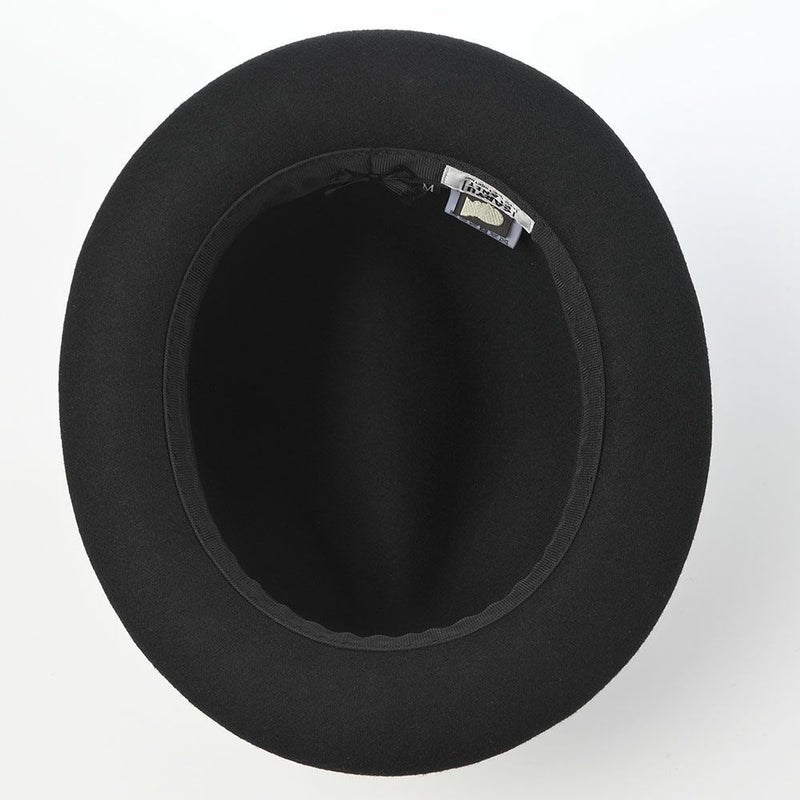ガリュープラネットのフェルトハット Wool Felt Homburg（ウールフェルト ホンブルグ）626 ブラック