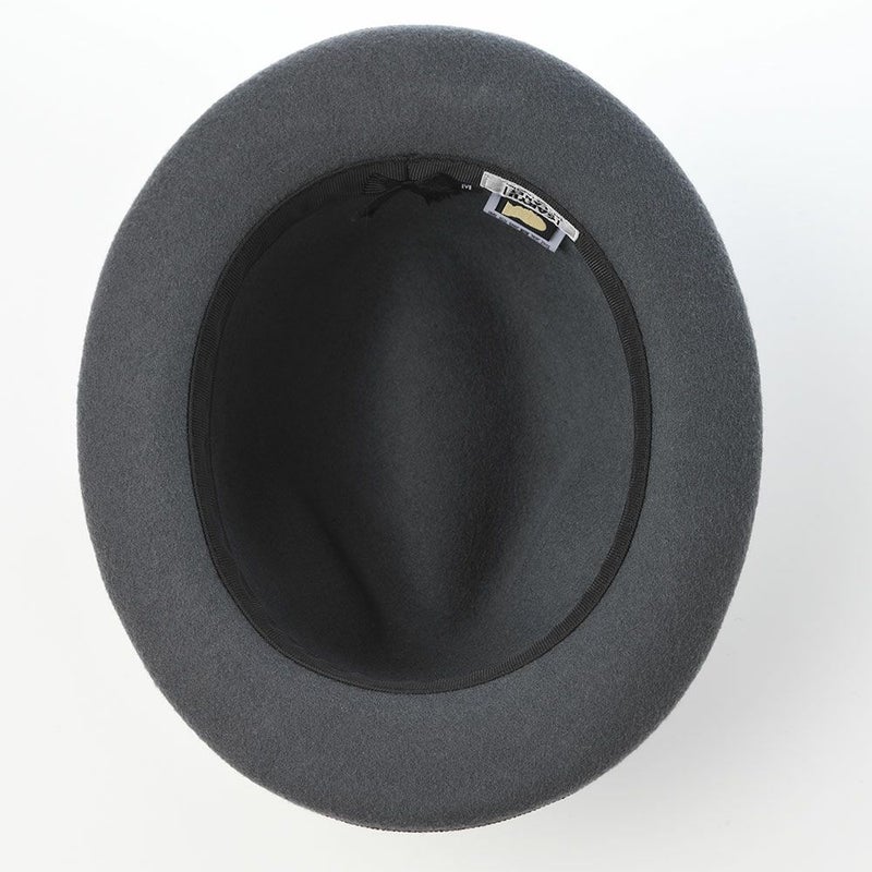 ガリュープラネットのフェルトハット Wool Felt Homburg（ウールフェルト ホンブルグ）626 グレー