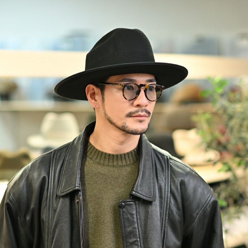 ステットソンのフェルトハット OPENROAD JP FELT HAT（オープンロード JP フェルトハット） SE826 ブラック