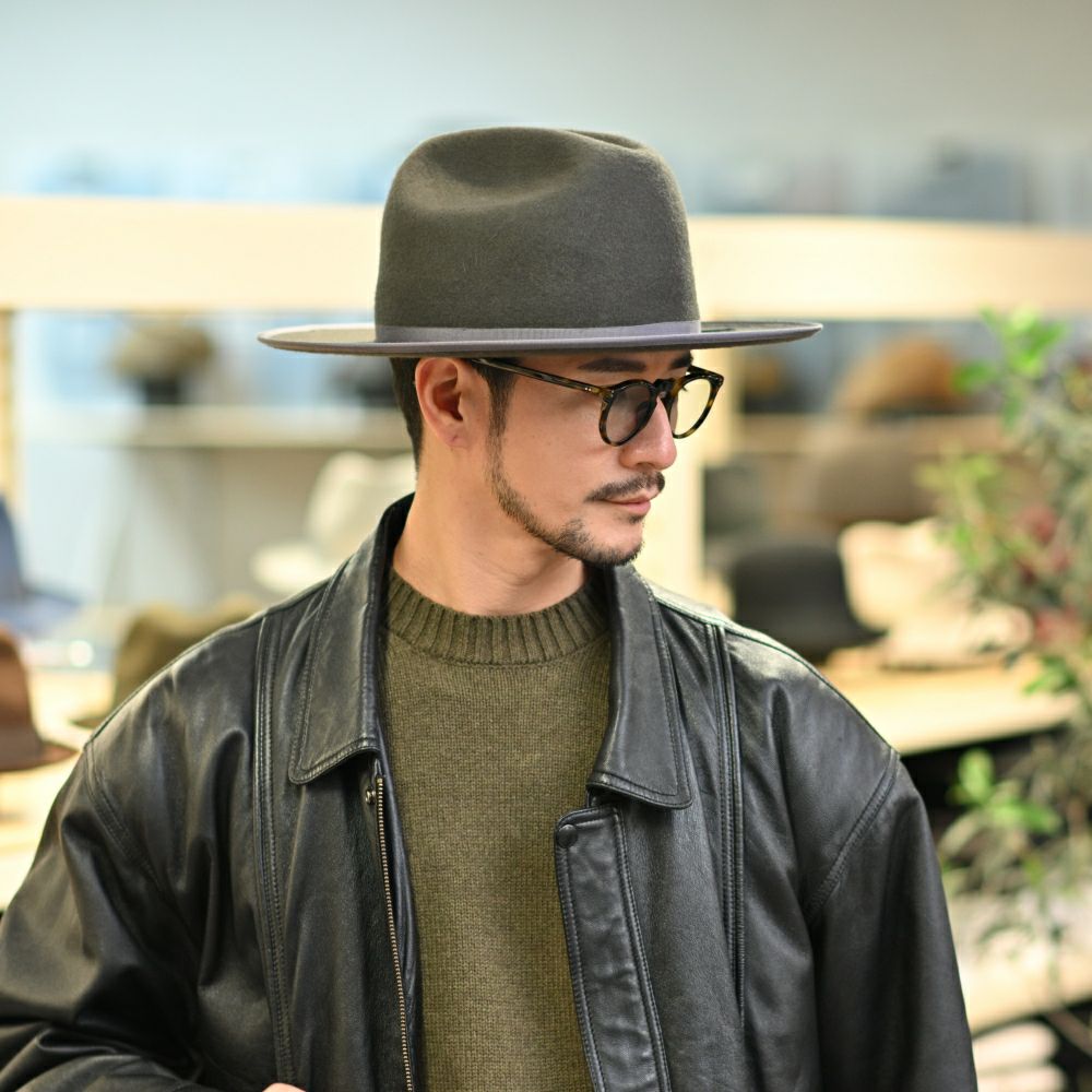ステットソン ハンティング アウトドア ハット オイルド OILD COTTON HAT（オイルドコットンハット） SE753 ブラック - STETSON