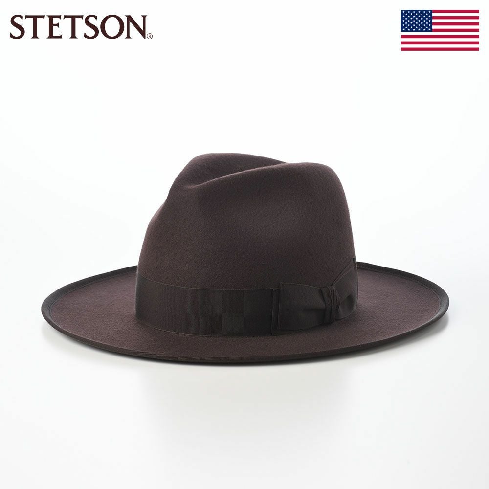ステットソン フェルトハット WOOL FELT LONG FLAT BRIM（ウール