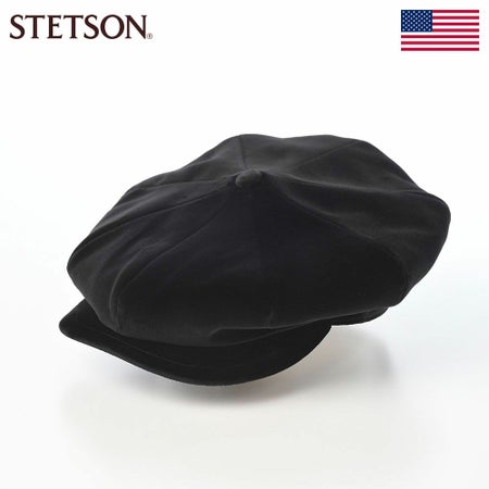 ステットソンのキャスケット VELVET BIG CAS（ベルベット ビッグキャス） SE830 ブラック
