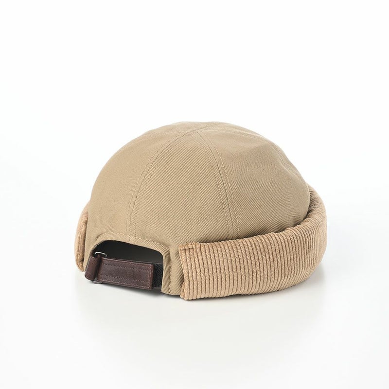 ステットソンのロールキャップ CORDUROY FISHERMAN CAP（コーデュロイ フィッシャーマン キャップ） SE832 ベージュ