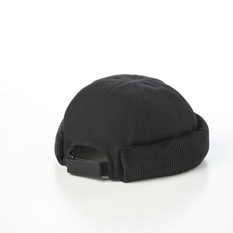 ステットソンのロールキャップ CORDUROY FISHERMAN CAP（コーデュロイ フィッシャーマン キャップ） SE832 ブラック
