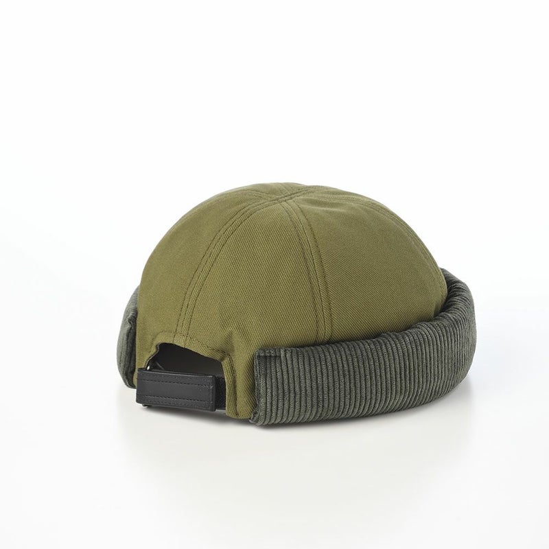 ステットソンのロールキャップ CORDUROY FISHERMAN CAP（コーデュロイ フィッシャーマン キャップ） SE832 カーキ